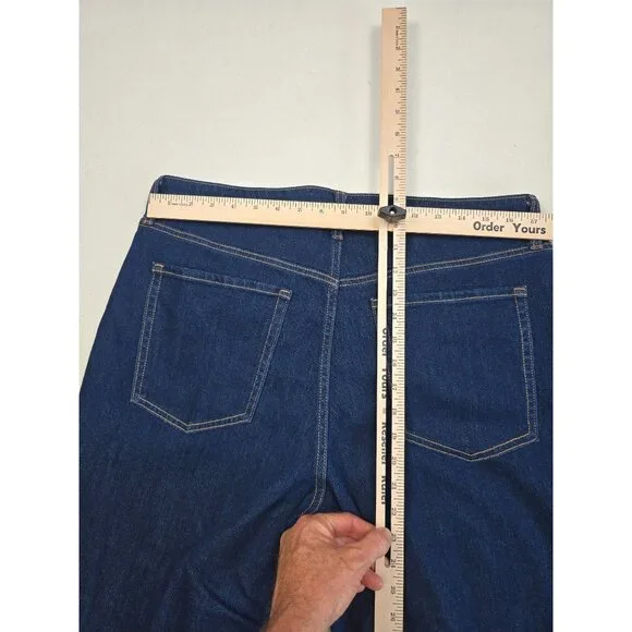 Old Navy High-Rise Wow Loose Jeans 16 Short Blue Denim - Picture 6 of 6